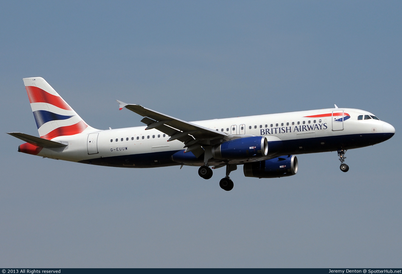 Photo of G-EUUW - Airbus A320-232 operated by British Airways