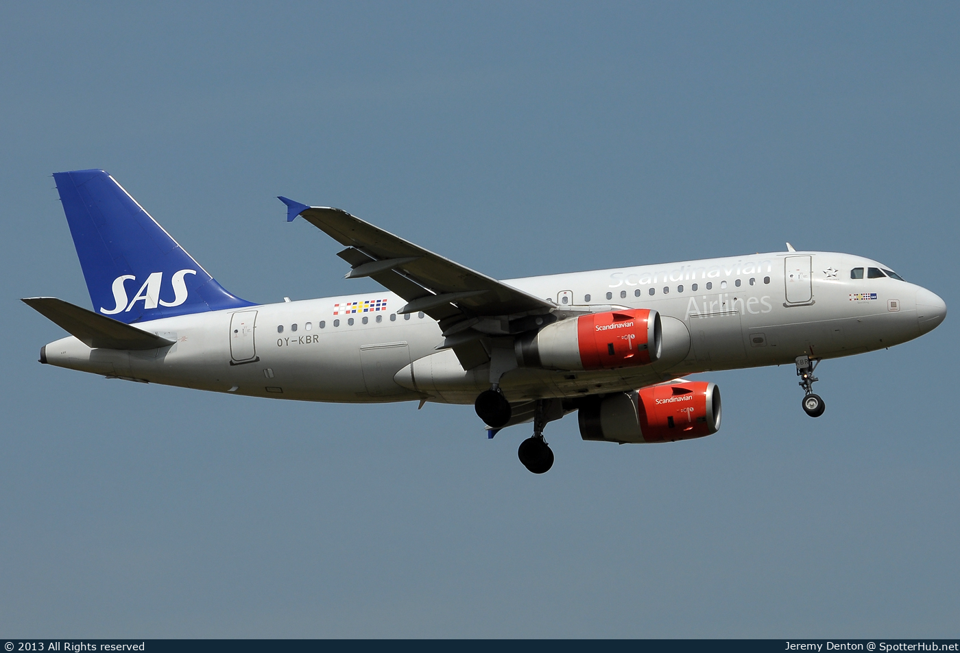 Photo of OY-KBR - Airbus A319-131 operated by SAS Scandinavian Airlines