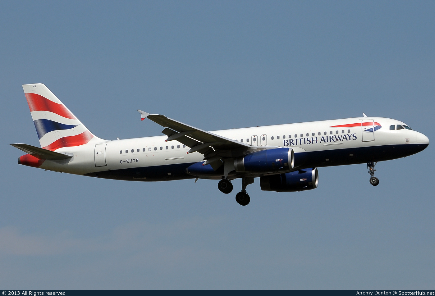 Photo of G-EUYB - Airbus A320-232 operated by British Airways