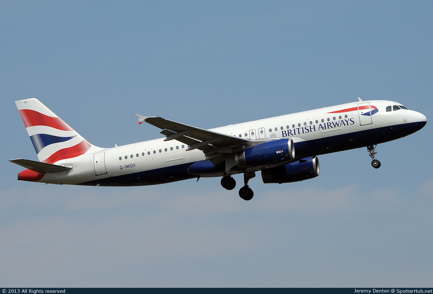 Photo of G-MIDX - Airbus A320-232 operated by British Airways