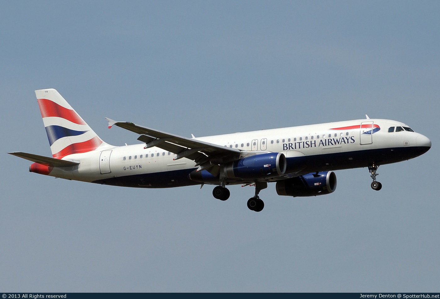 Photo of G-EUYN - Airbus A320-232 operated by British Airways