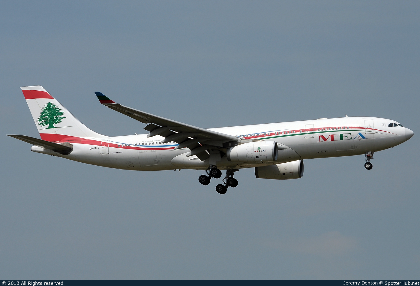 Photo of OD-MEB - Airbus A330-243 operated by MEA Middle East Airlines