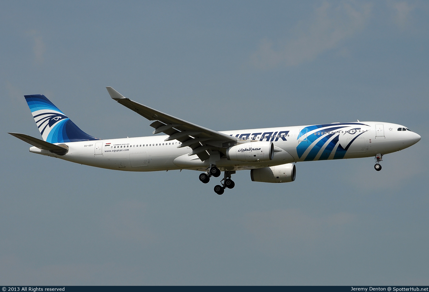 Photo of SU-GDT - Airbus A330-343 operated by Egyptair