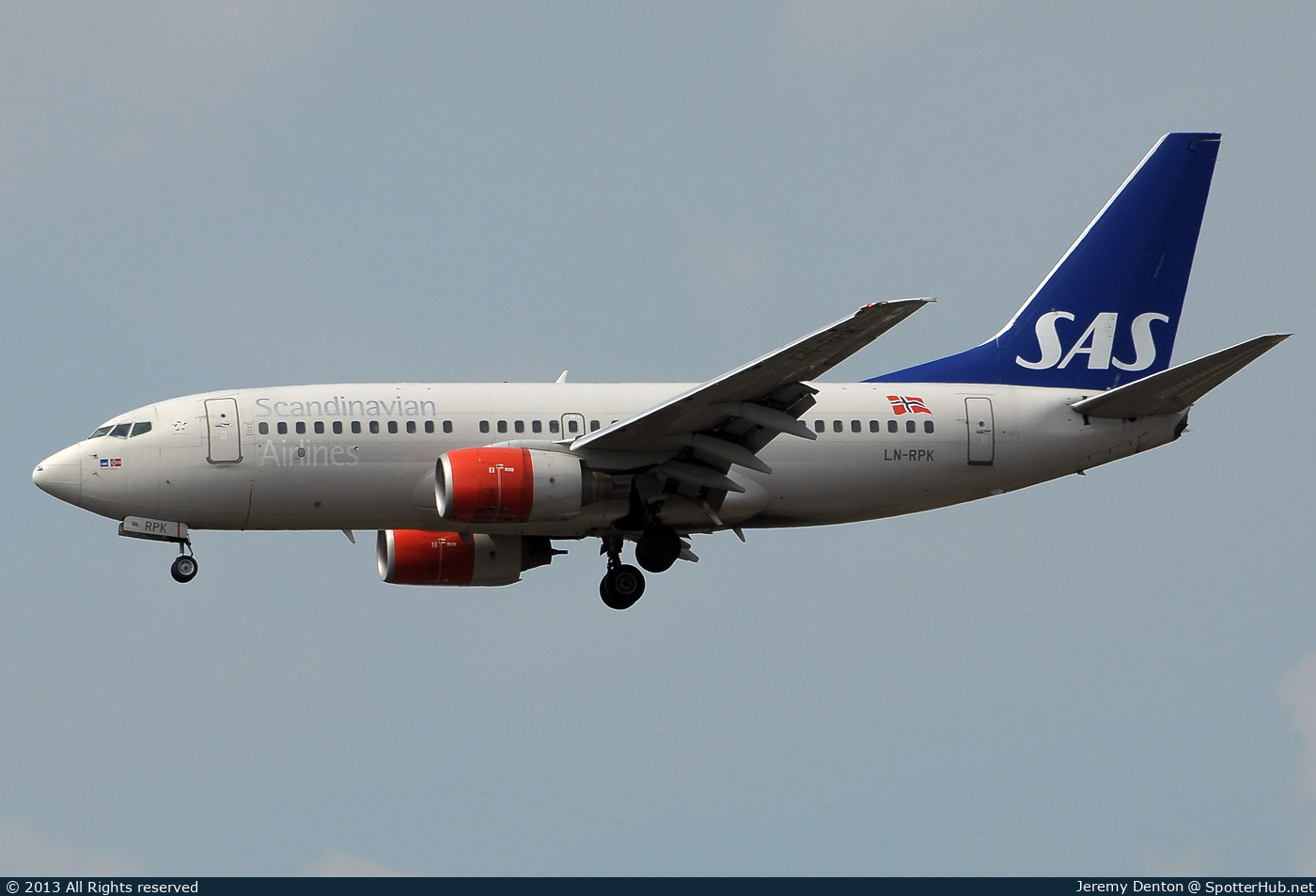 Photo of LN-RPK - Boeing 737-783 operated by SAS Scandinavian Airlines