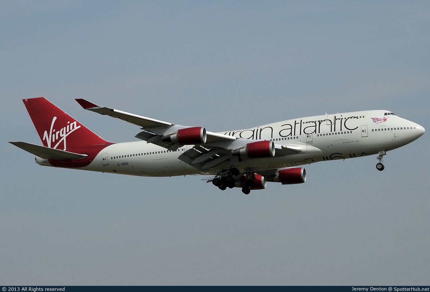 Photo of G-VBIG - Boeing 747-4Q8 operated by Virgin Atlantic Airways