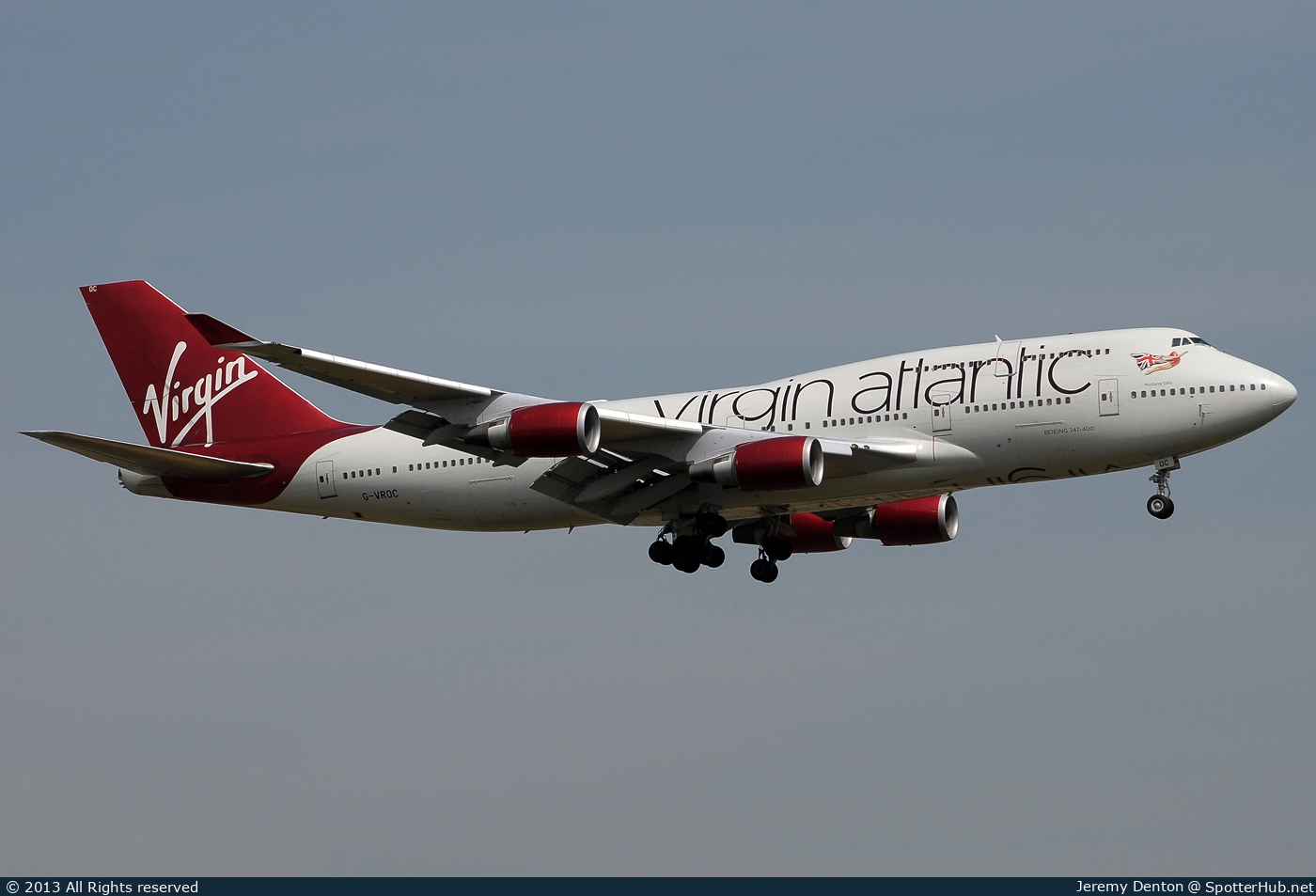 Photo of G-VROC - Boeing 747-41R operated by Virgin Atlantic Airways