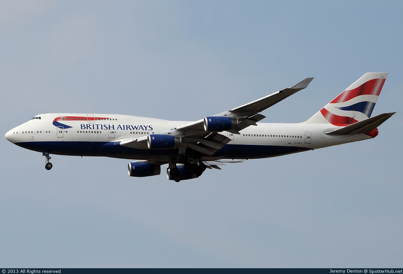 Photo of G-CIVJ - Boeing 747-436 operated by British Airways