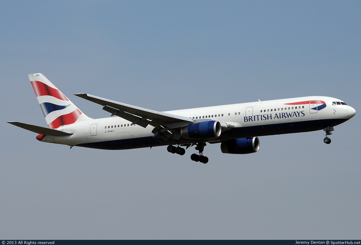 Photo of G-BNWX - Boeing 767-336(ER) operated by British Airways