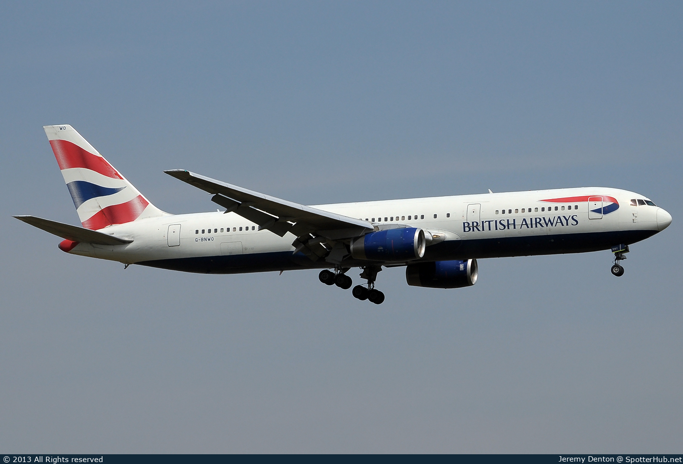 Photo of G-BNWO - Boeing 767-336(ER) operated by British Airways