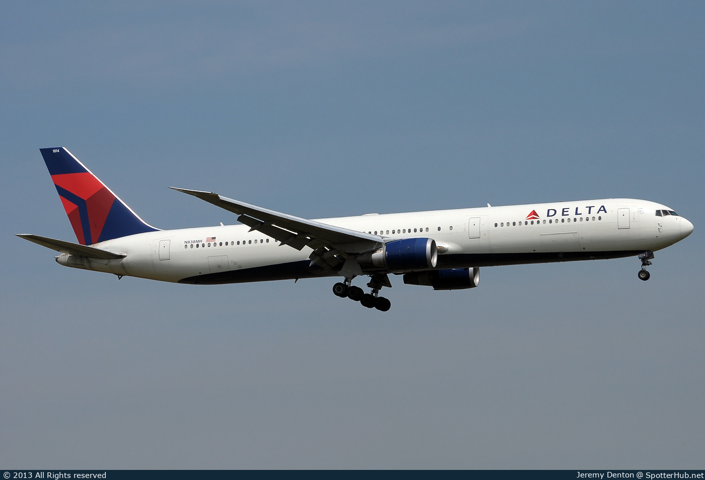 Photo of N838MH - Boeing 767-432(ER) operated by Delta Air Lines