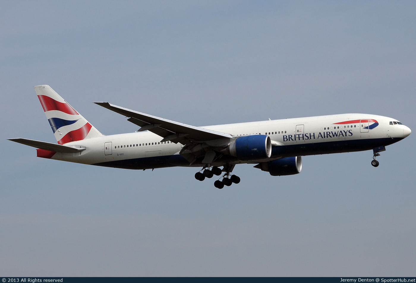 Photo of G-VIIY - Boeing 777-236(ER) operated by British Airways