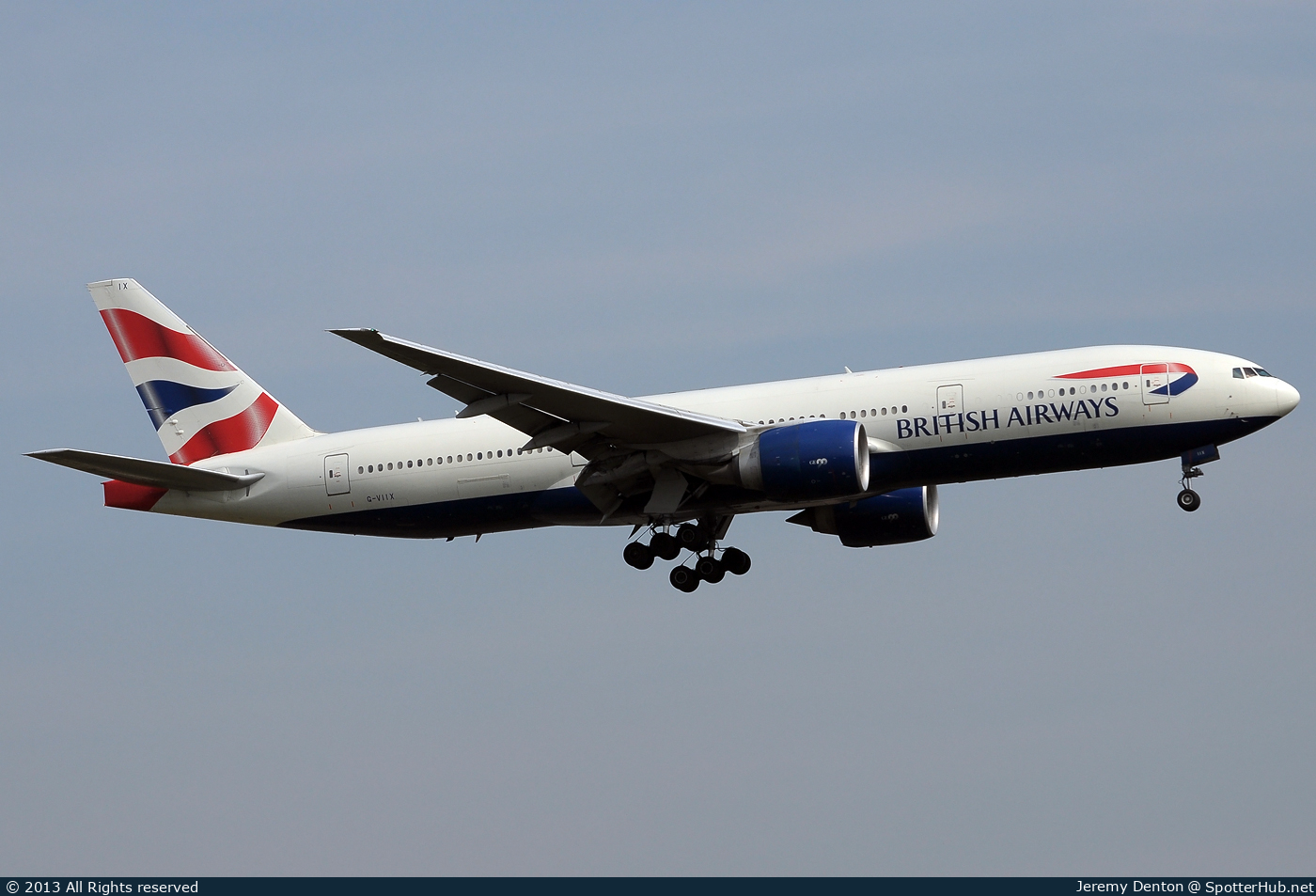 Photo of G-VIIX - Boeing 777-236(ER) operated by British Airways