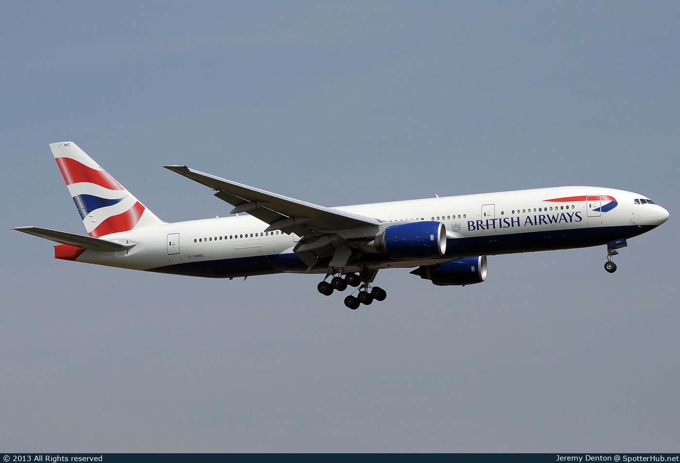 Photo of G-YMMC - Boeing 777-236(ER) operated by British Airways