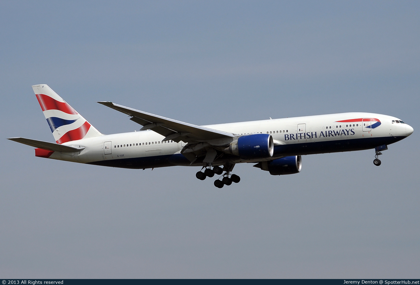 Photo of G-VIIF - Boeing 777-236(ER) operated by British Airways