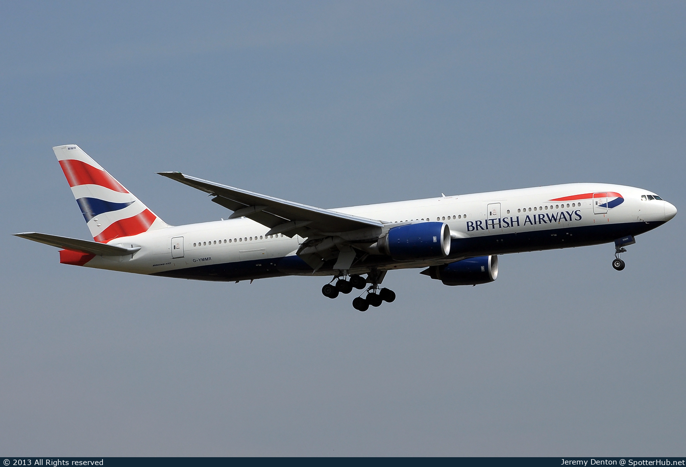 Photo of G-YMMR - Boeing 777-236(ER) operated by British Airways
