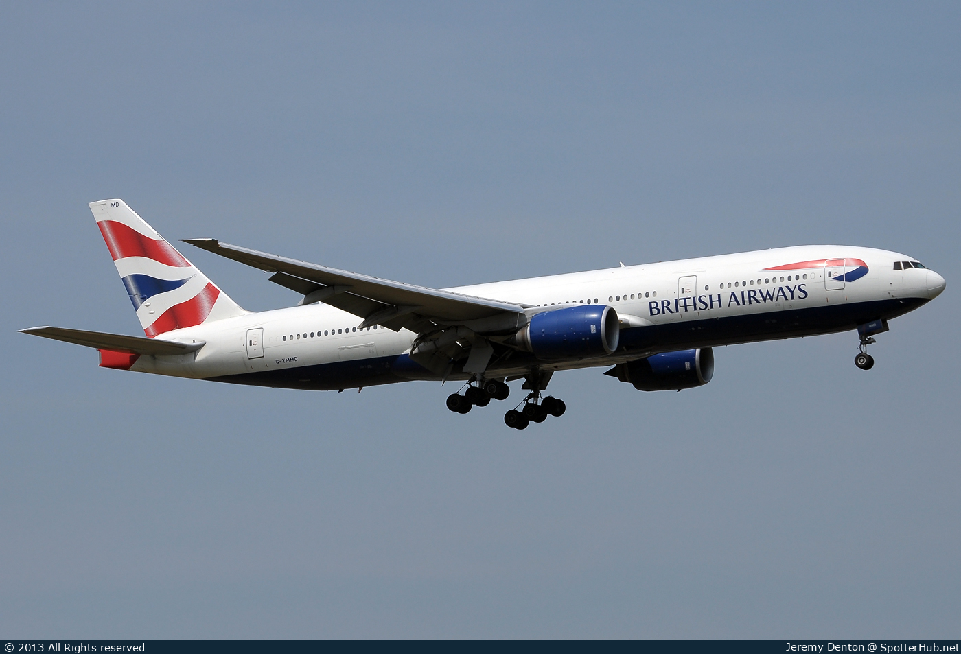 Photo of G-YMMD - Boeing 777-236(ER) operated by British Airways