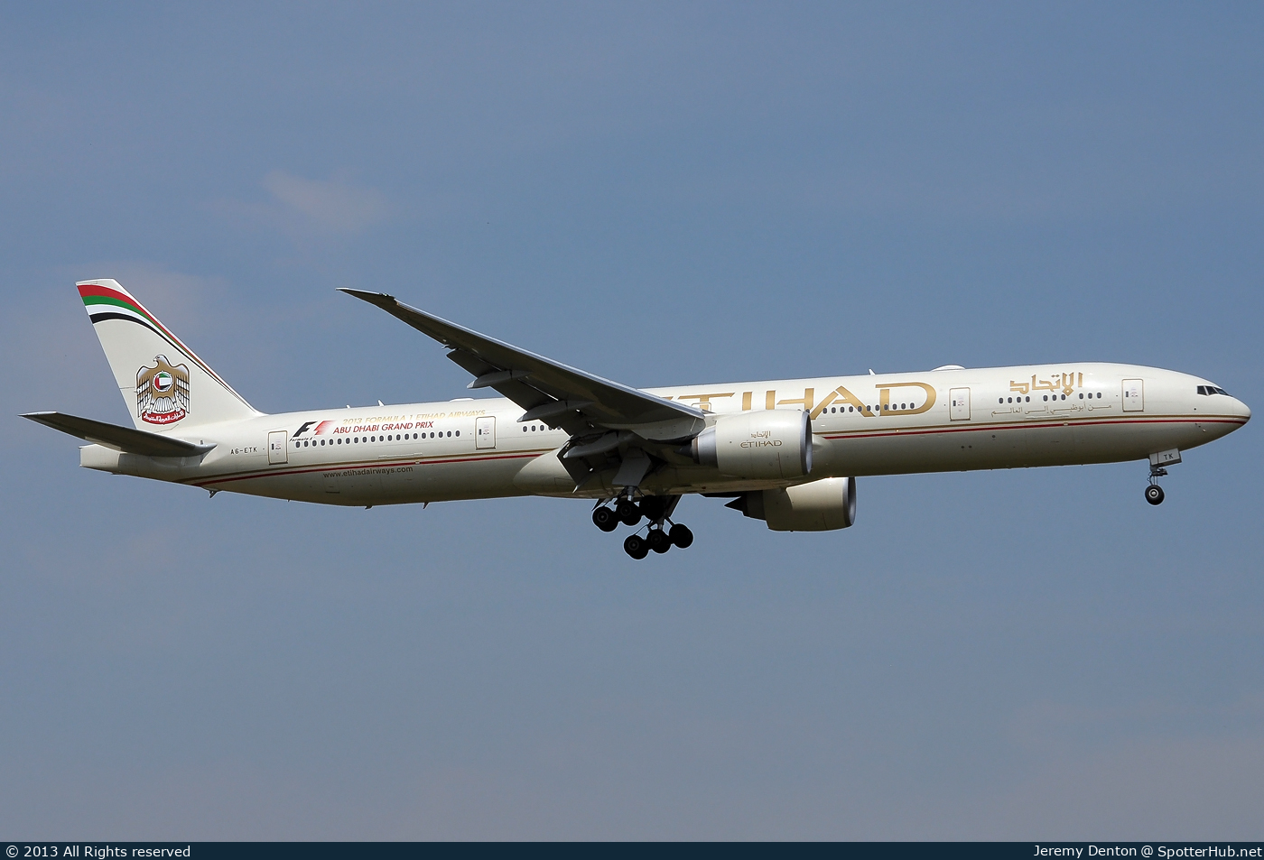 Photo of A6-ETK - Boeing 777-3FX(ER) operated by Etihad Airways