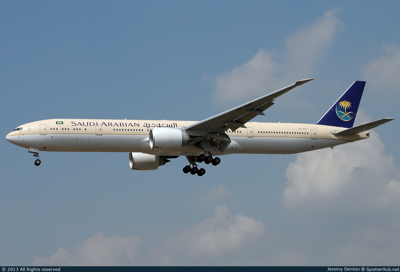 Photo of HZ-AK17 - Boeing 777-368(ER) operated by Saudi Arabian Airlines