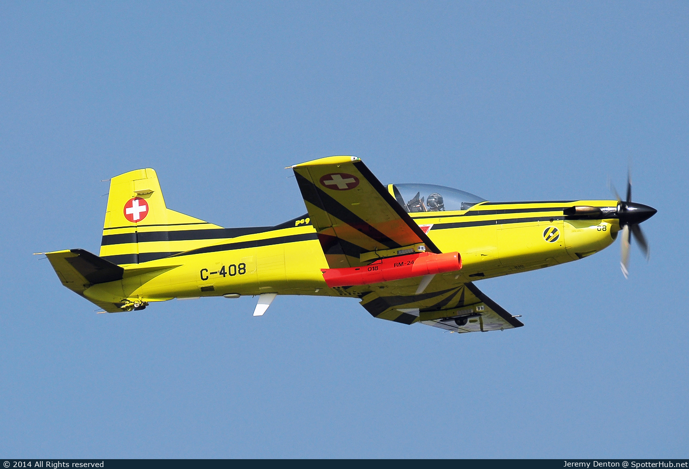 Photo of C-408 - Pilatus PC-9M operated by Swiss Air Force