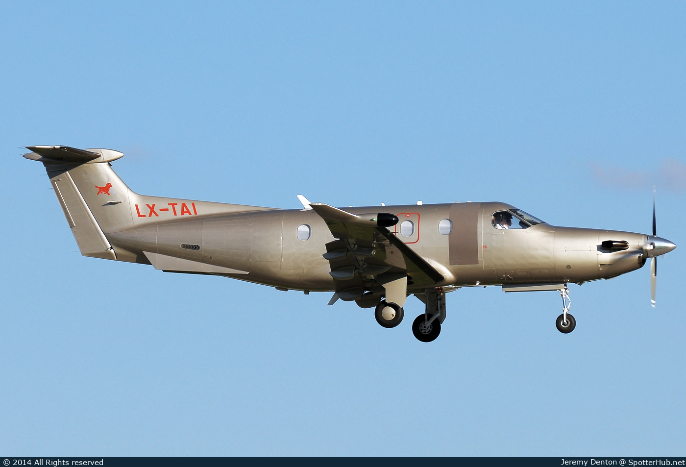 Photo of LX-TAI - Pilatus PC-12 NG operated by Jetfly Aviation