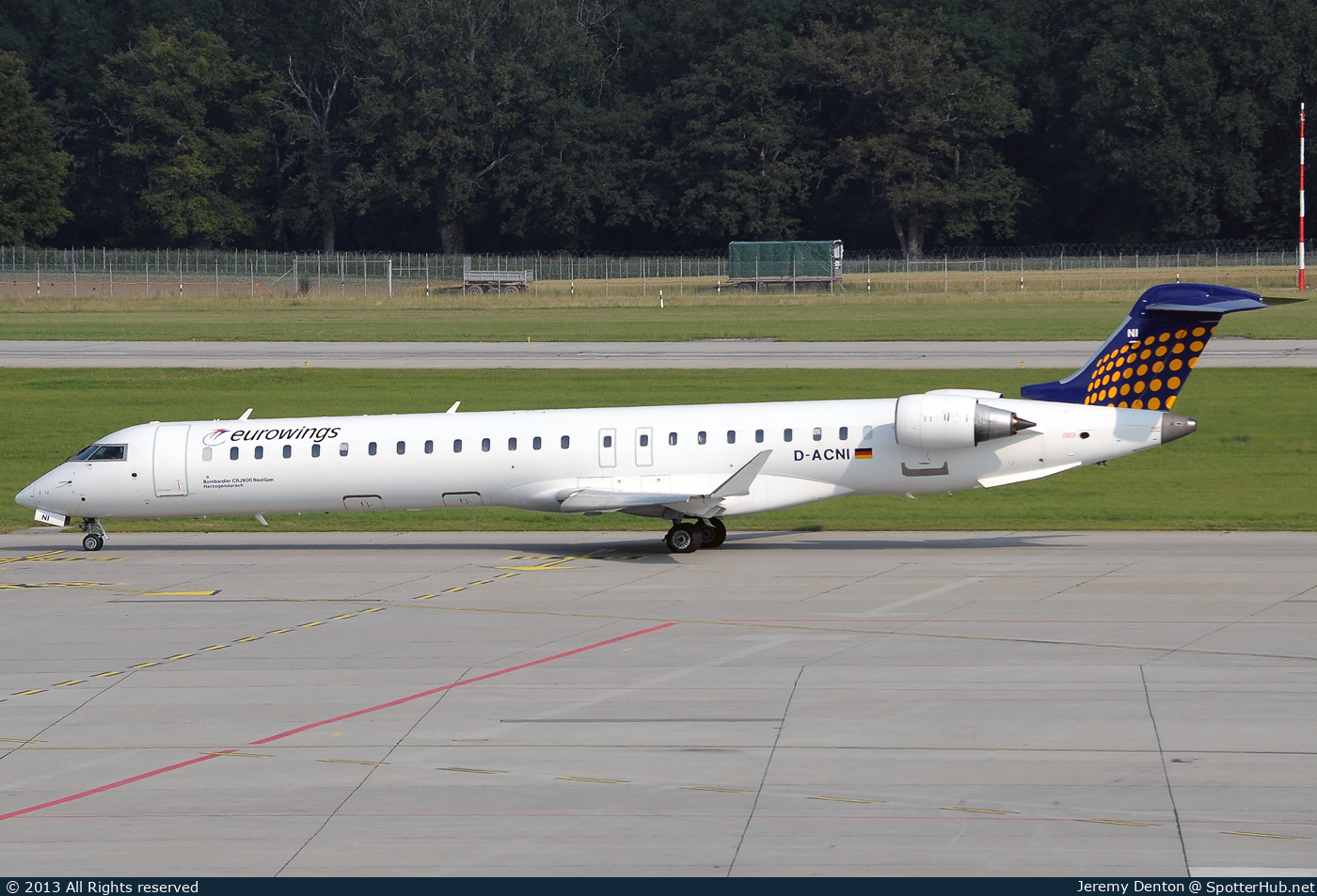 Photo of D-ACNI - Bombardier CRJ-900LR operated by Eurowings