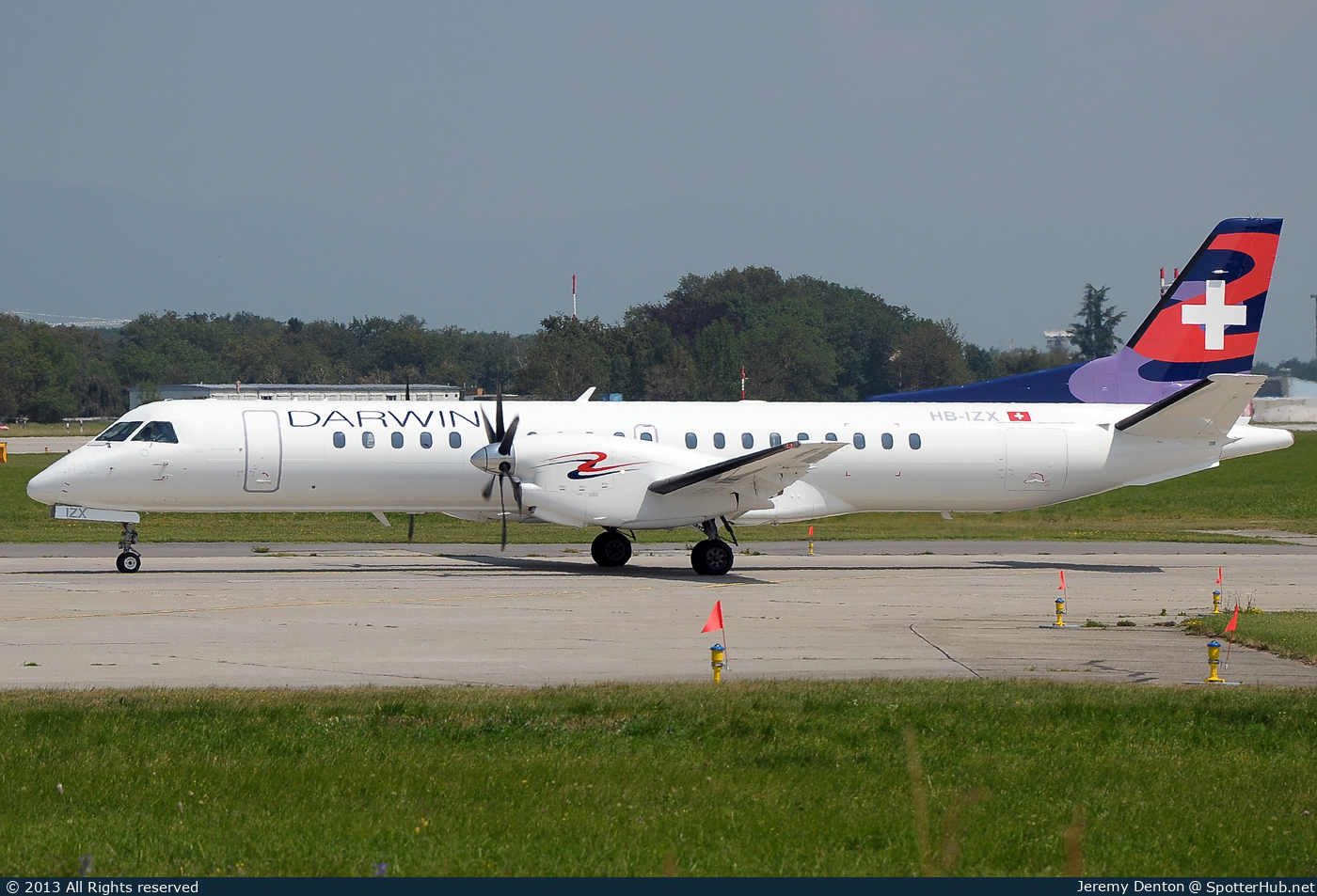 Photo of HB-IZX - Saab 2000 operated by Darwin Airline