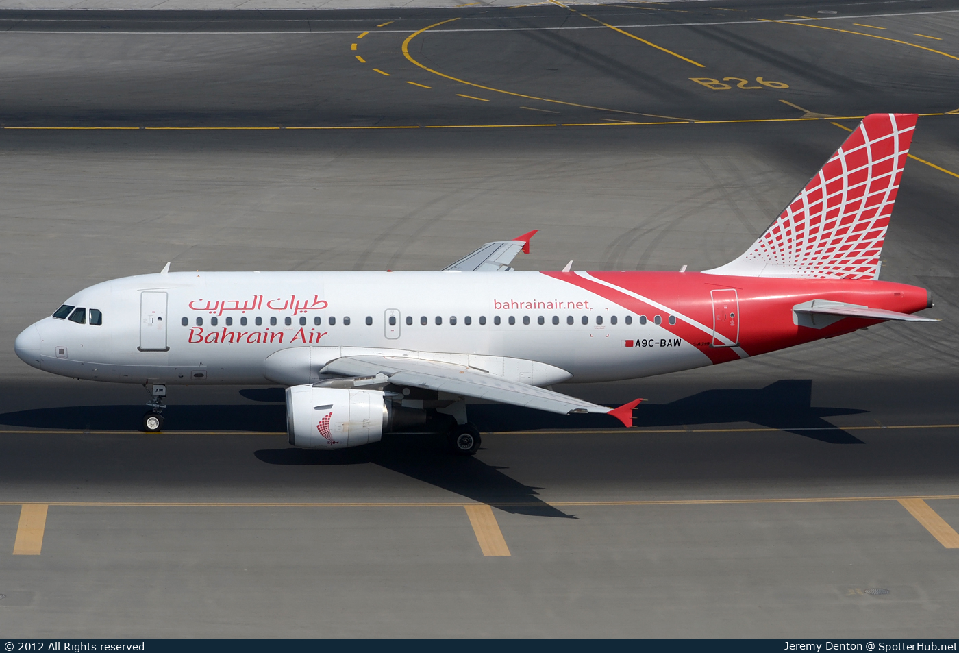 Photo of A9C-BAW - Airbus A319-111 operated by Bahrain Air