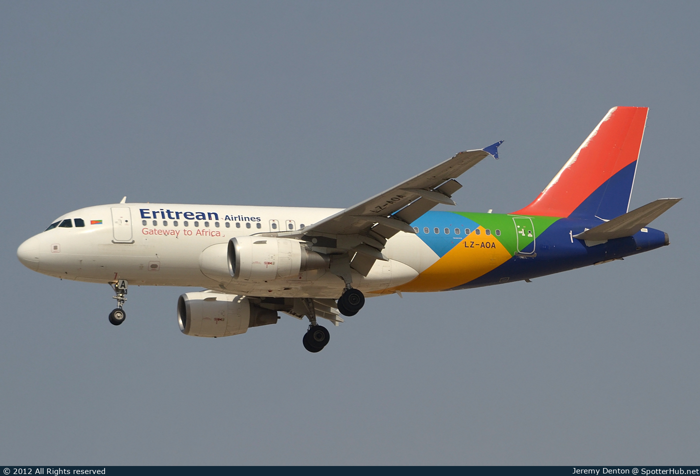 Photo of LZ-AOA - Airbus A319-112 operated by Eritrean Airlines (opb BH Air)