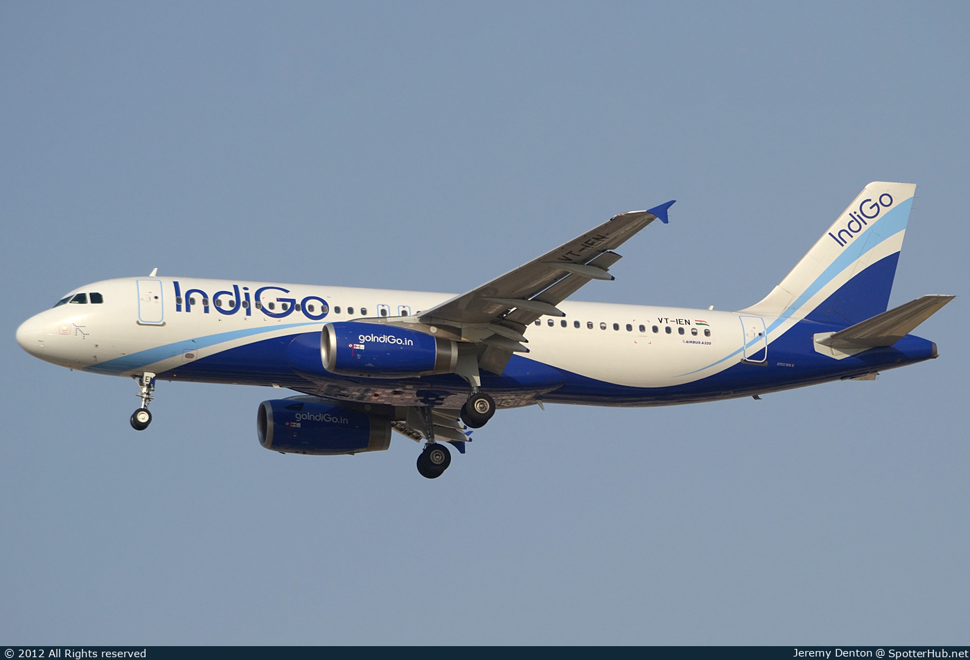 Photo of VT-IEN - Airbus A320-232 operated by IndiGo