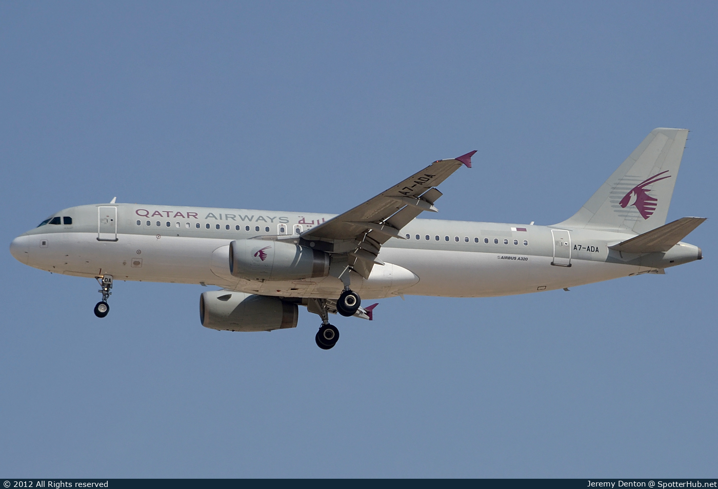 Photo of A7-ADA - Airbus A320-232 operated by Qatar Airways