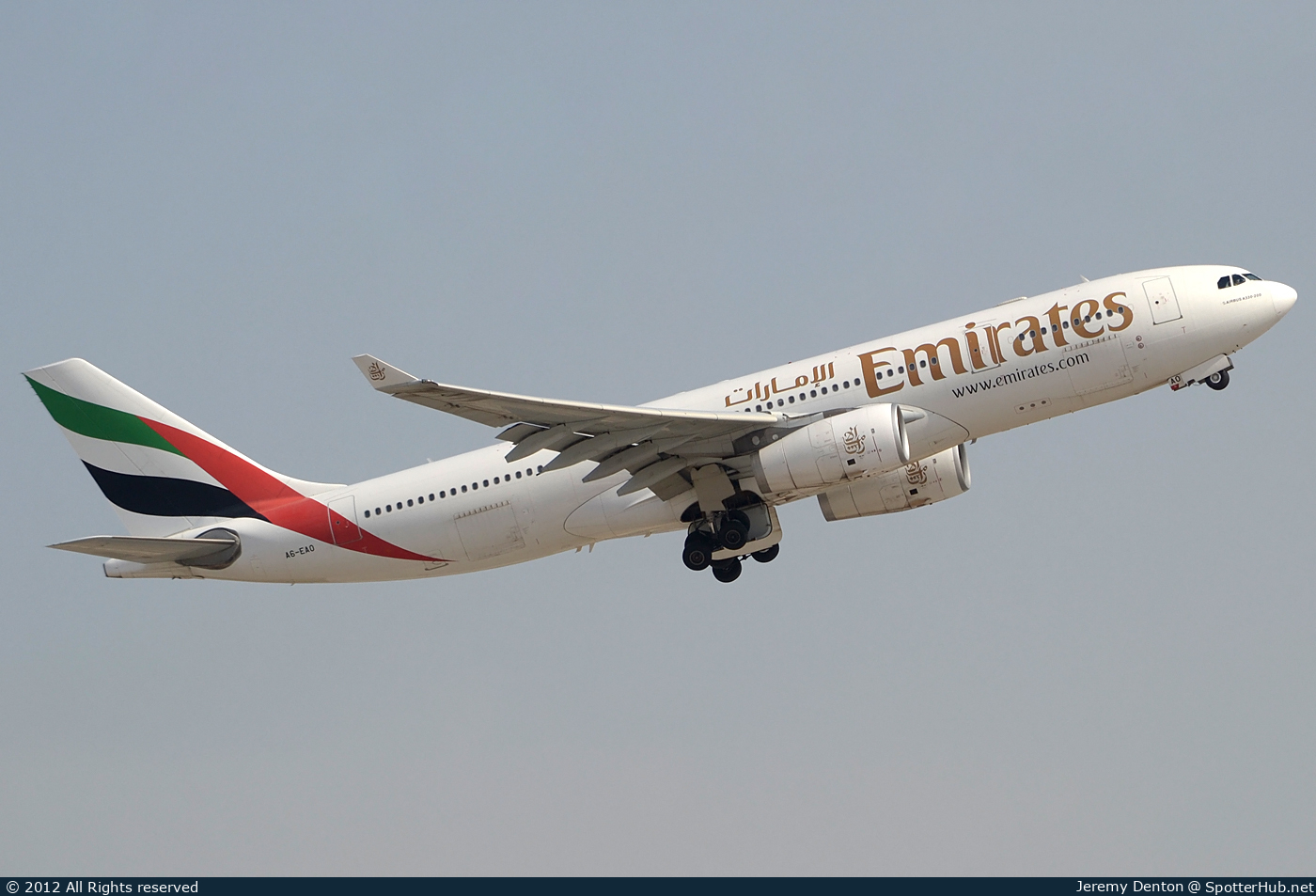Photo of A6-EAO - Airbus A330-243 operated by Emirates