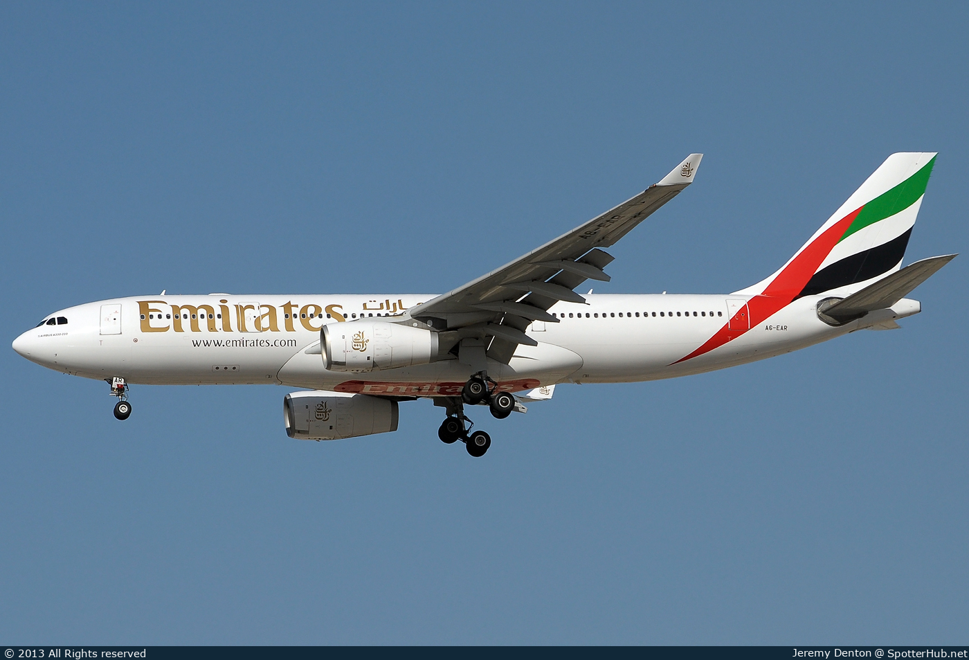 Photo of A6-EAR - Airbus A330-243 operated by Emirates