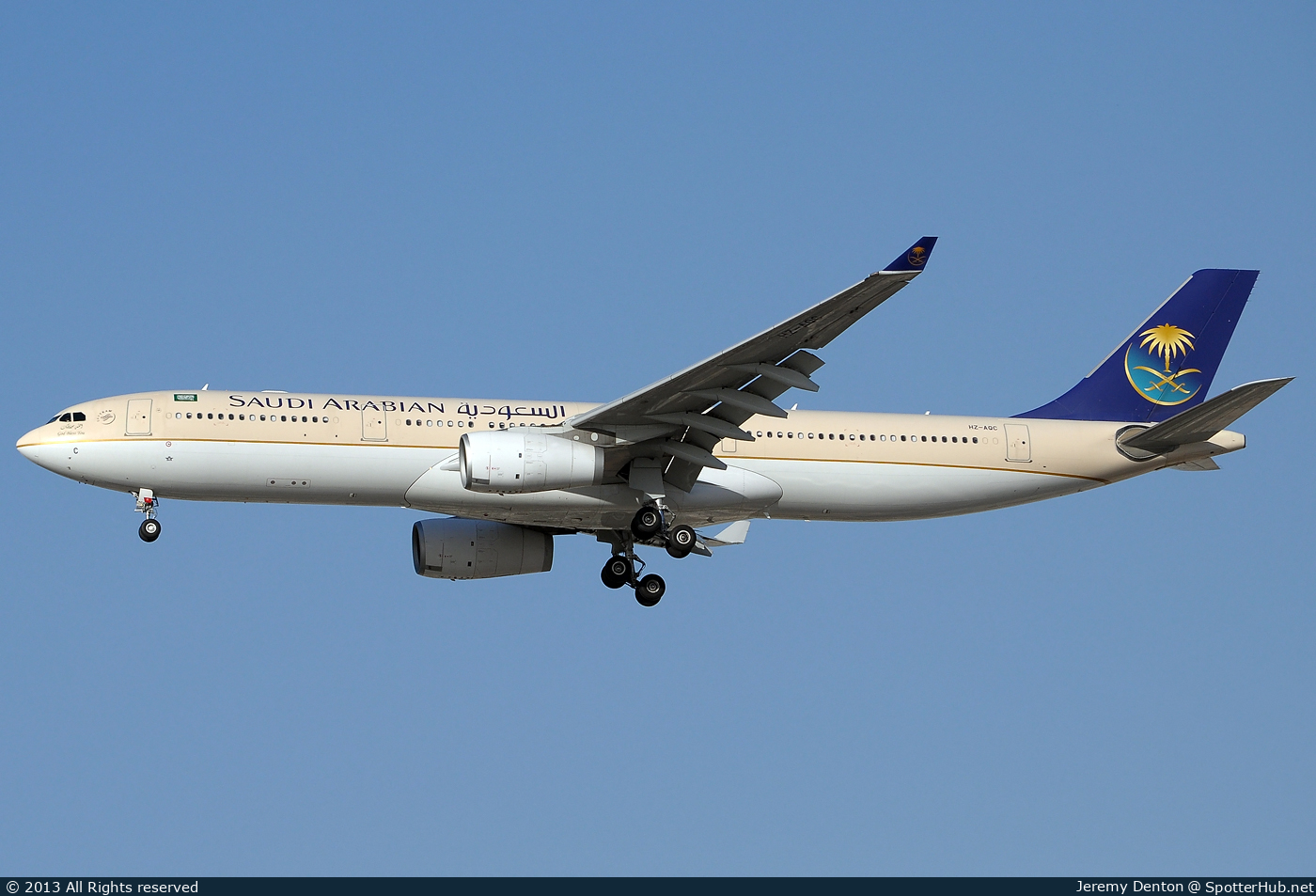 Photo of HZ-AQC - Airbus A330-343 operated by Saudi Arabian Airlines