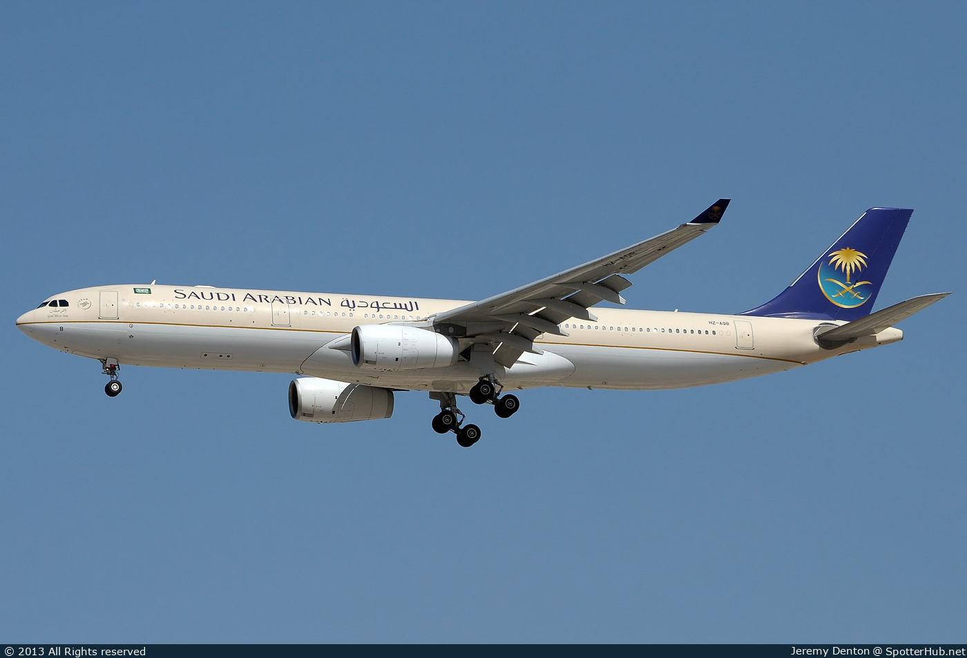 Photo of HZ-AQB - Airbus A330-343 operated by Saudi Arabian Airlines