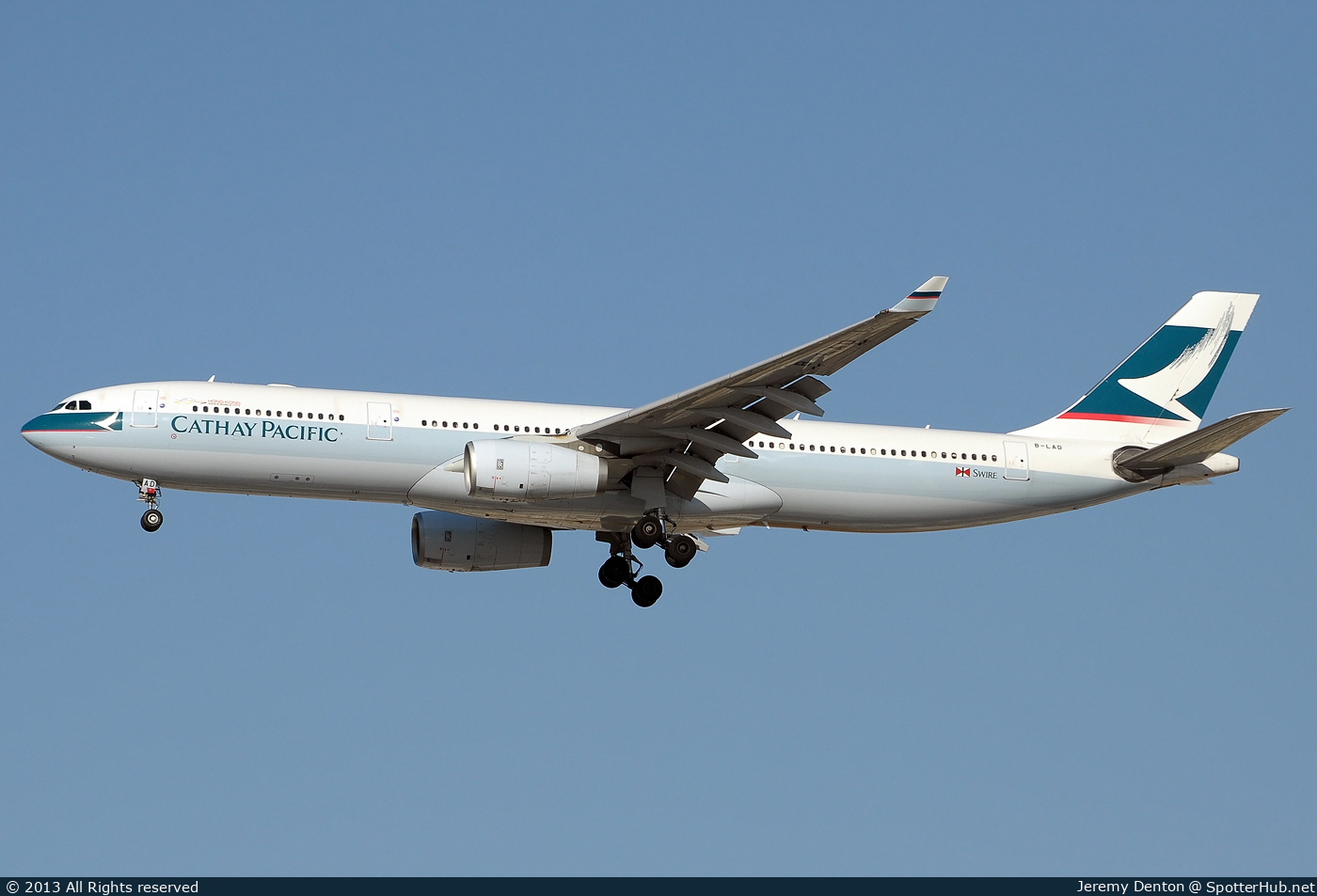 Photo of B-LAD - Airbus A330-342 operated by Cathay Pacific Airways