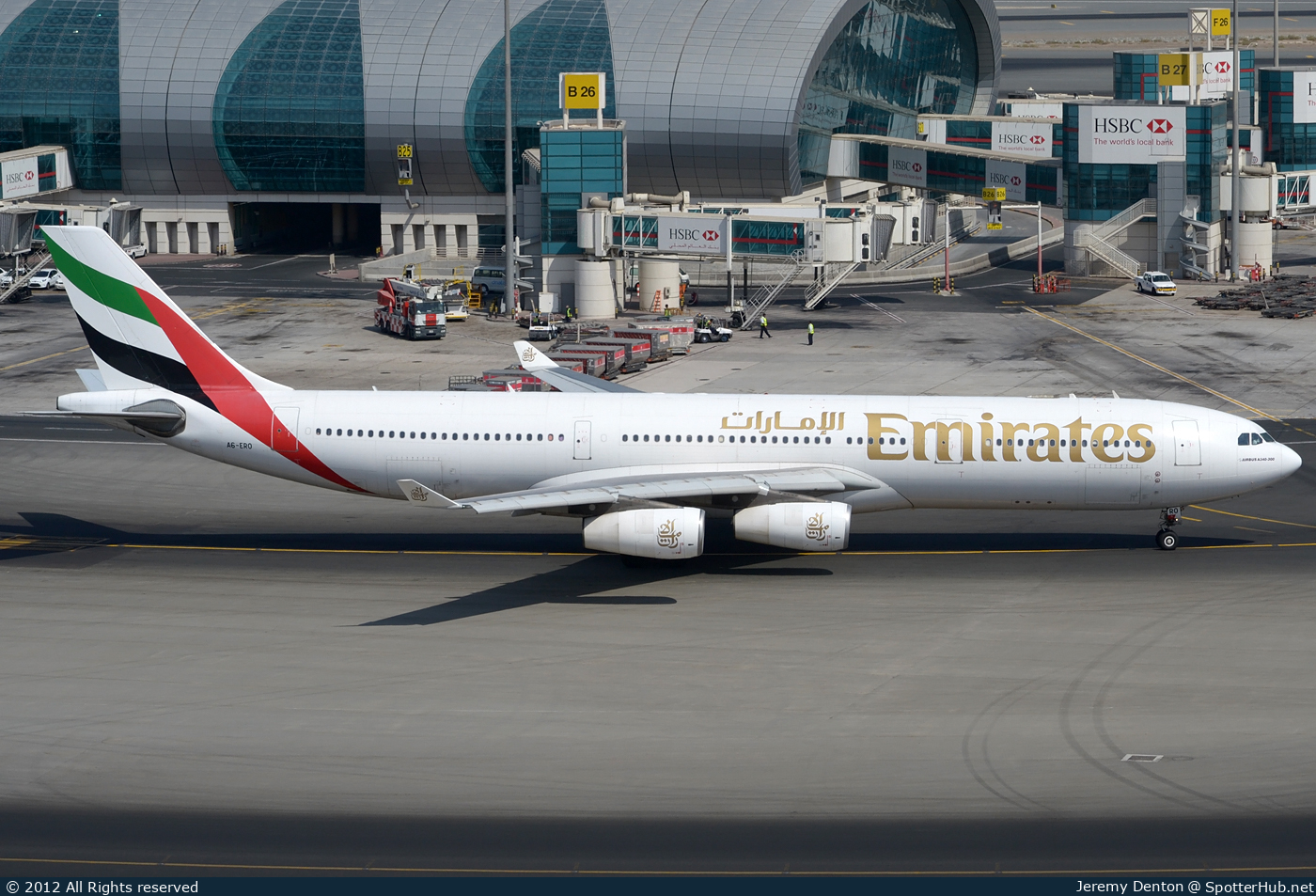 Photo of A6-ERO - Airbus A340-313 operated by Emirates
