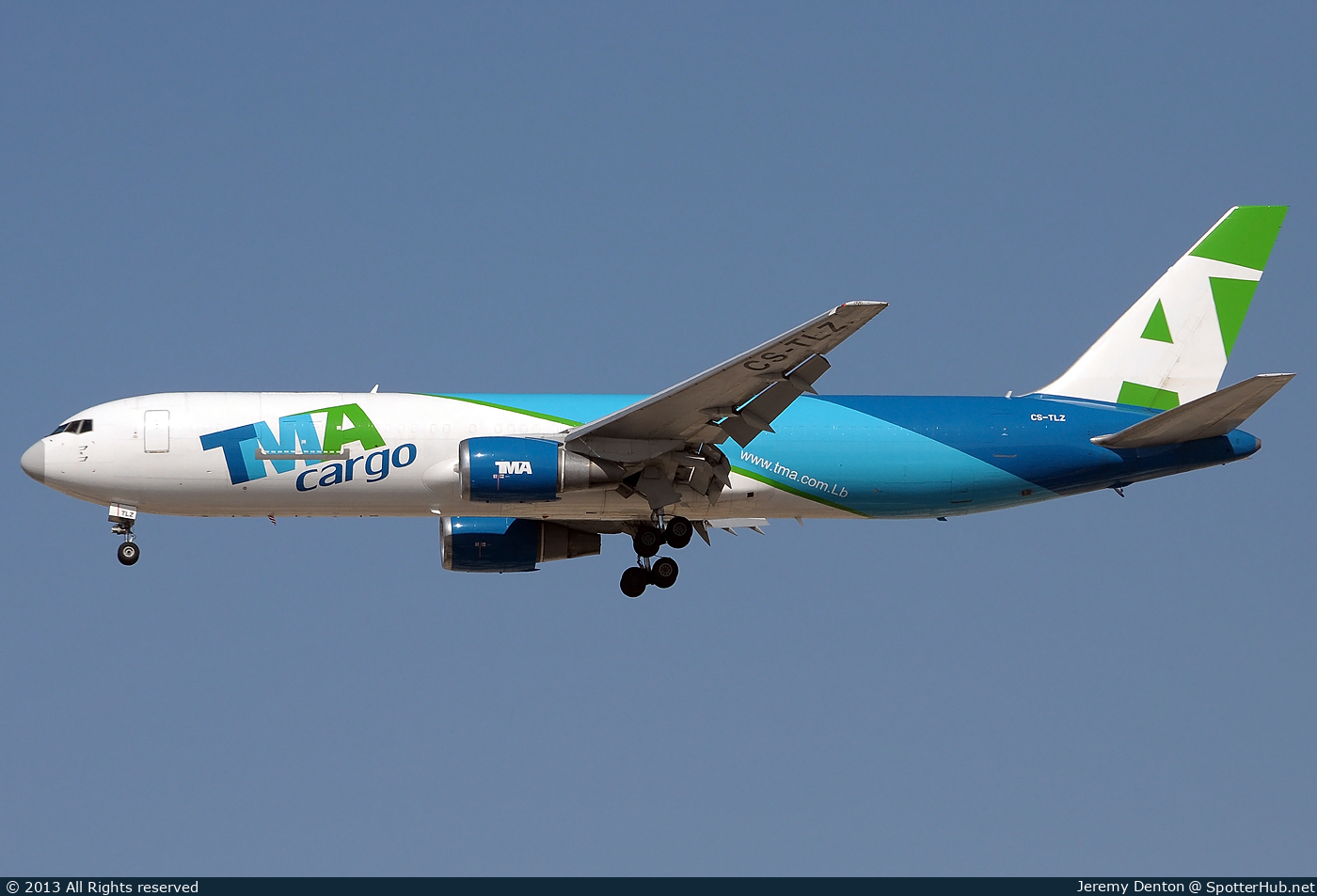 Photo of CS-TLZ - Boeing 767-375(ER)(BDSF) operated by TMA Cargo (opb EuroAtlantic Airways)