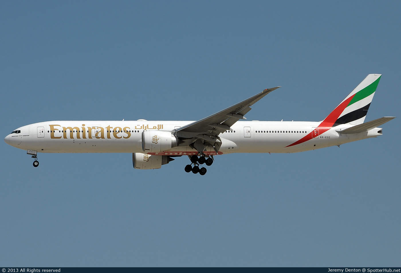 Photo of A6-ECC - Boeing 777-36N(ER) operated by Emirates