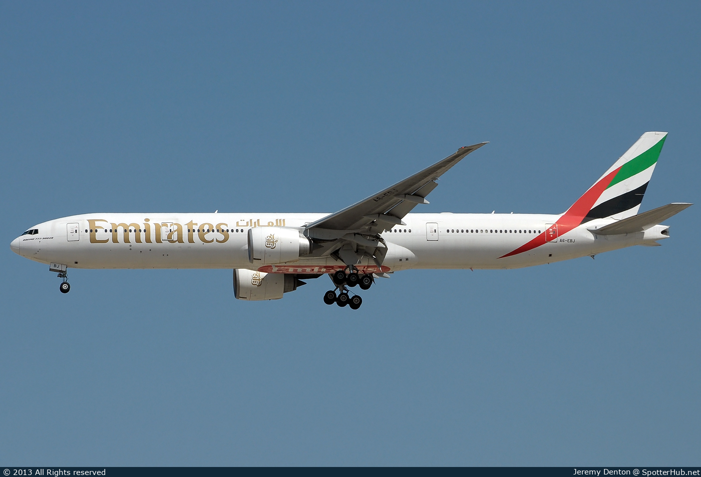 Photo of A6-EBJ - Boeing 777-36N(ER) operated by Emirates