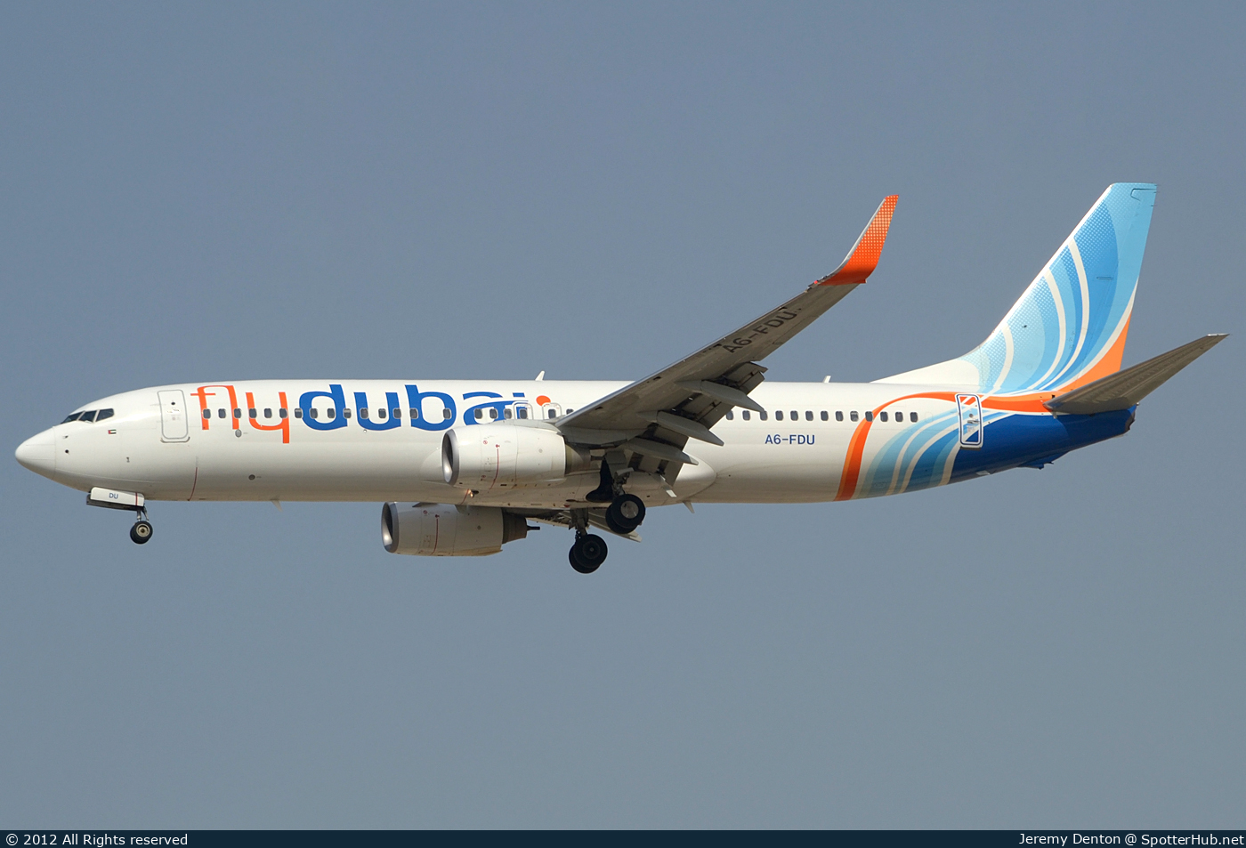 Photo of A6-FDU - Boeing 737-8KN operated by flydubai