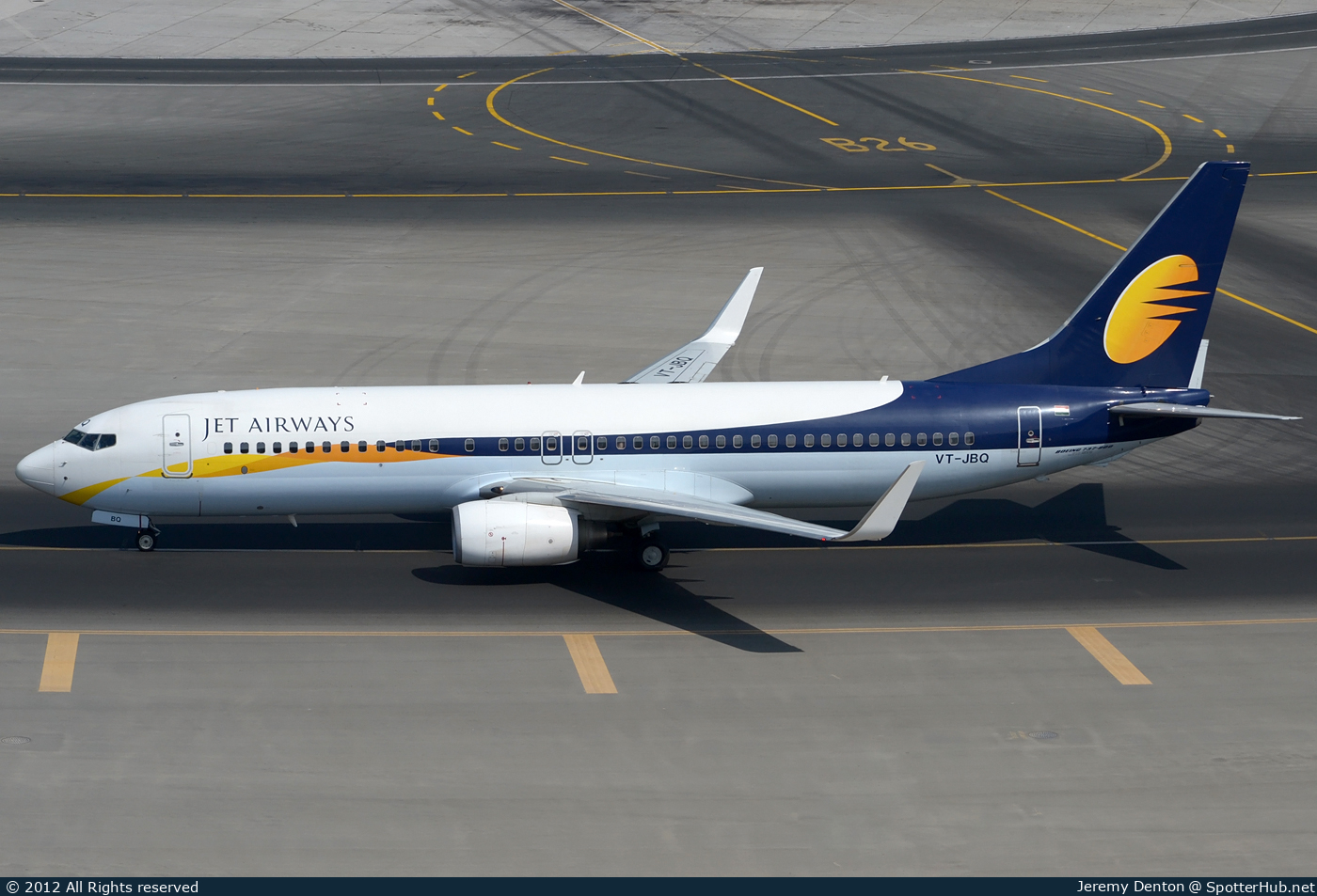 Photo of VT-JBQ - Boeing 737-85R operated by Jet Airways