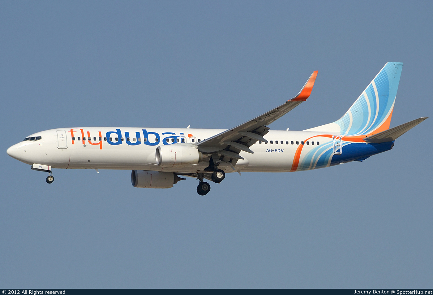 Photo of A6-FDV - Boeing 737-8KN operated by flydubai