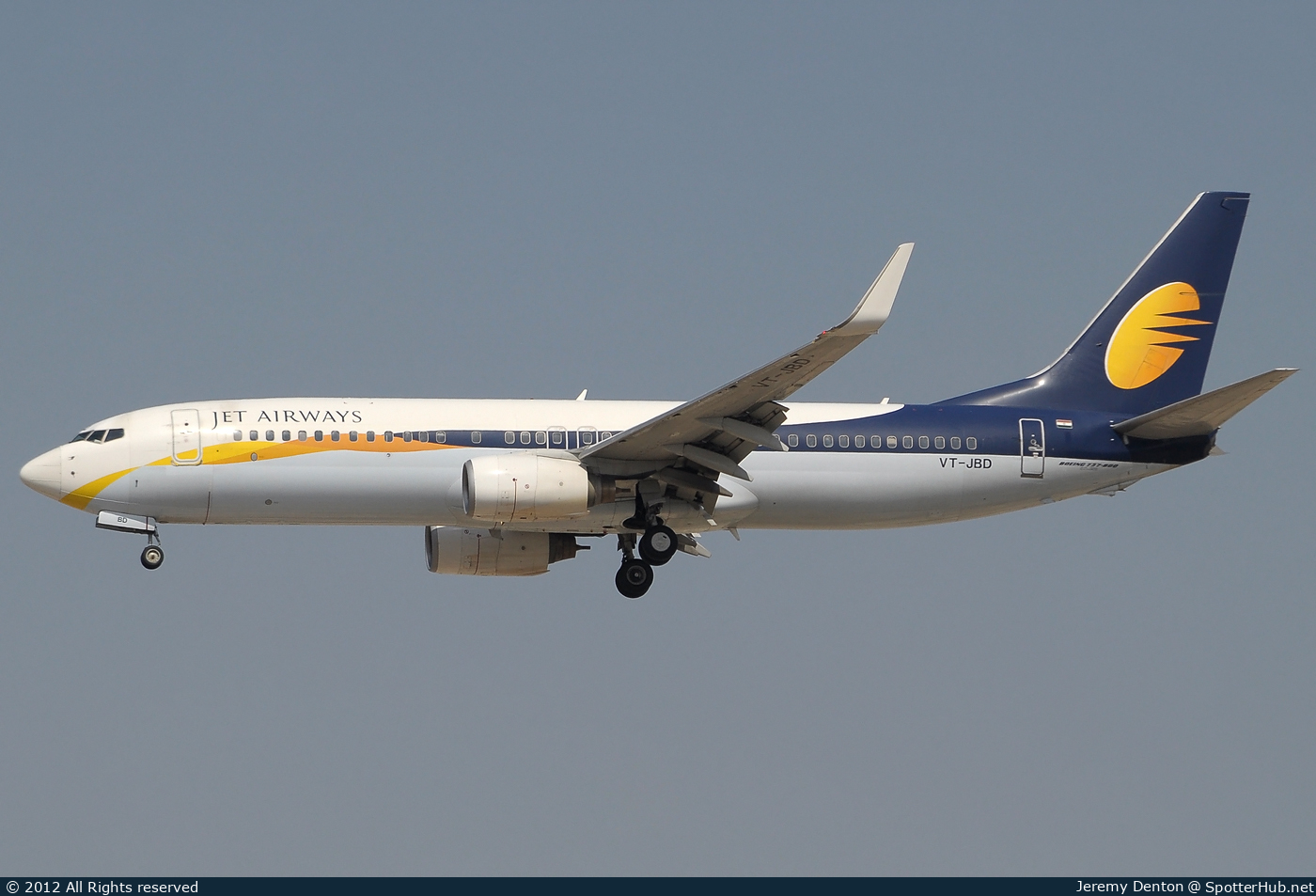 Photo of VT-JBD - Boeing 737-85R operated by Jet Airways