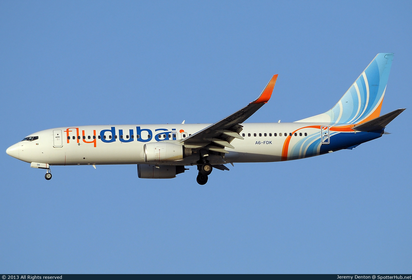 Photo of A6-FDK - Boeing 737-8KN operated by flydubai