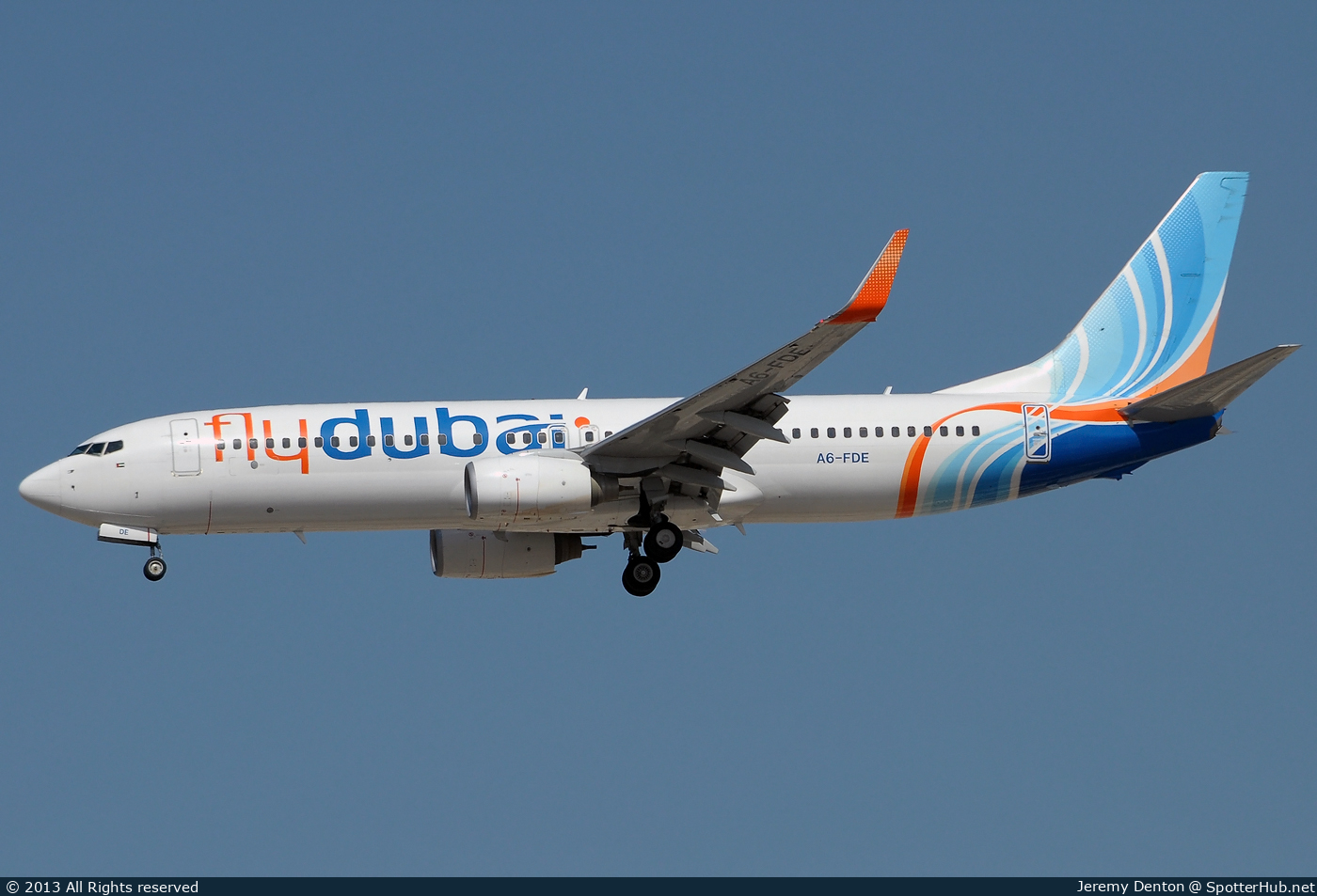 Photo of A6-FDE - Boeing 737-8KN operated by flydubai