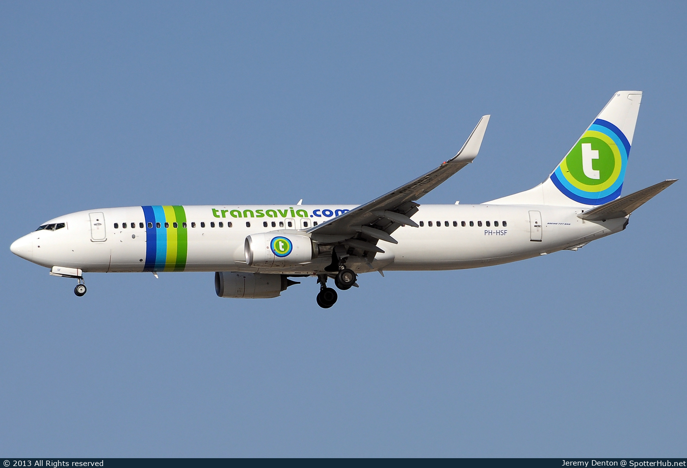 Photo of PH-HSF - Boeing 737-8K2 operated by Transavia