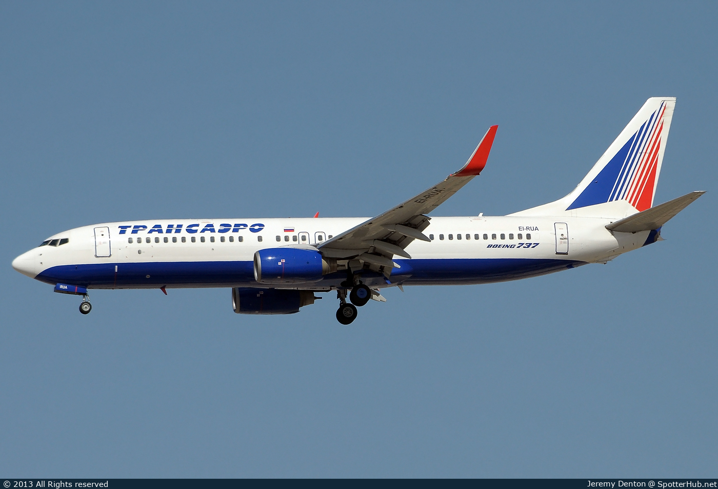 Photo of EI-RUA - Boeing 737-86J operated by Transaero