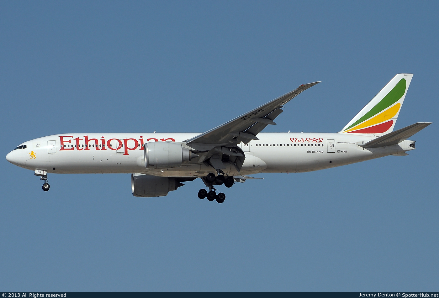 Photo of ET-ANN - Boeing 777-260(LR) operated by Ethiopian Airlines