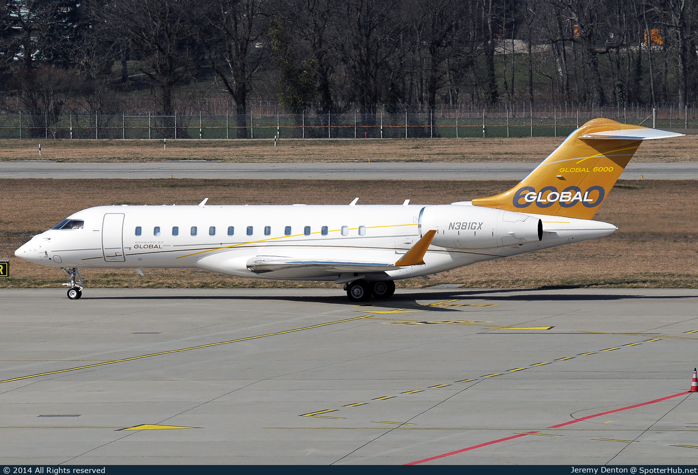 Photo of N381GX - Bombardier Global 6000 operated by Bombardier Aerospace