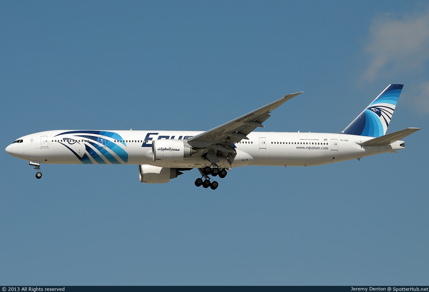 Photo of SU-GDN - Boeing 777-36N(ER) operated by Egyptair
